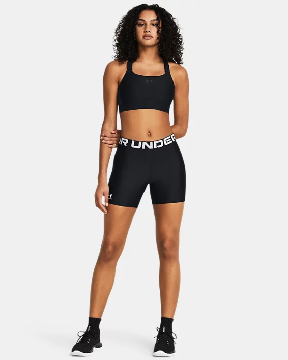 HeatGear Middy Womens 5 Shorts - Image 3