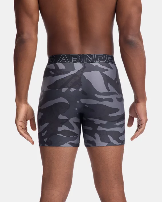 UA Performance Tech Printed Mens 6 Boxerjock - Image 2