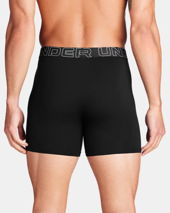 UA Performance Cotton Mens 6 3-Pack Boxerjock - Image 2