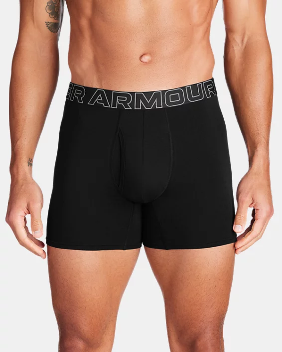 UA Performance Cotton Mens 6 3-Pack Boxerjock