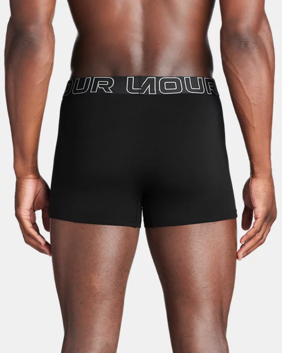 UA Performance Cotton Mens 3 3-Pack Boxerjock - Image 2