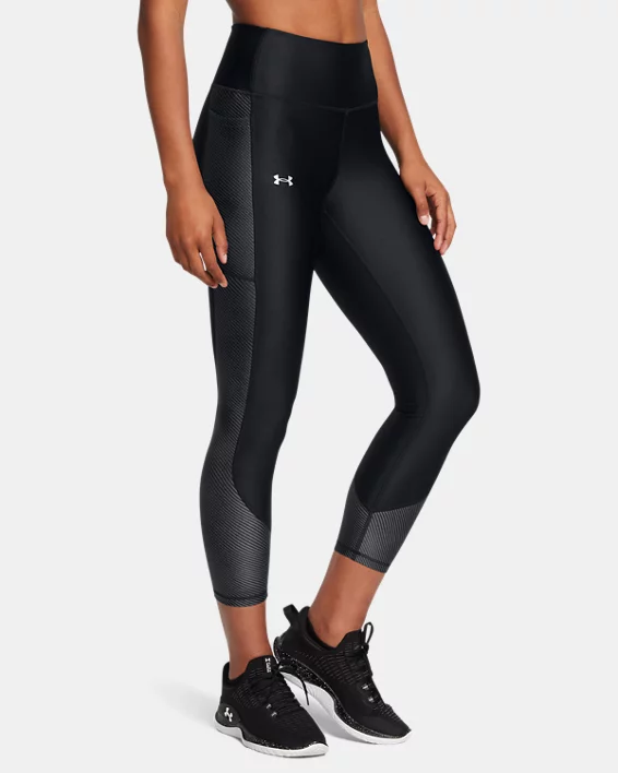 HeatGear Printed Womens Ankle Leggings