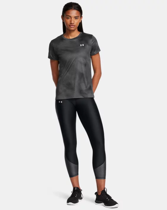 HeatGear Printed Womens Ankle Leggings - Image 3