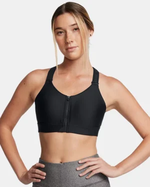 UA Infinity 2.0 High Zip Womens Sports Bra