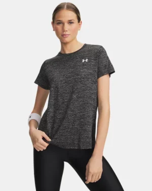 UA Tech Twist Womens Short Sleeve