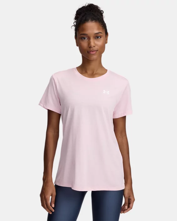 UA Tech Twist Womens Short Sleeve - Image 2