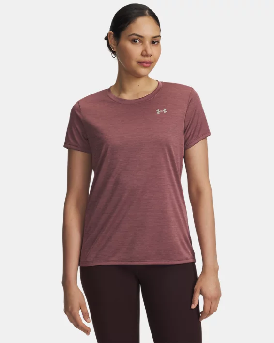 UA Tech Twist Womens Short Sleeve