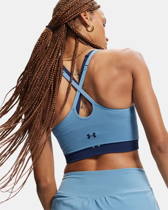 UA Vanish Seamless Low Womens Sports Bra - Image 3
