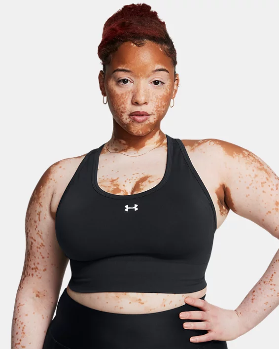 UA Vanish Seamless Mid Womens Sports Bra - Image 4