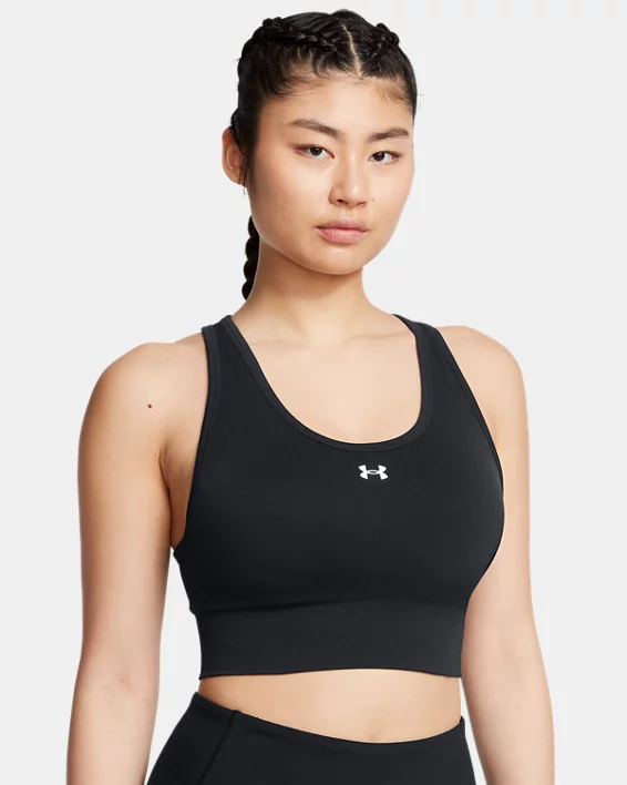 UA Vanish Seamless Mid Womens Sports Bra - Image 3