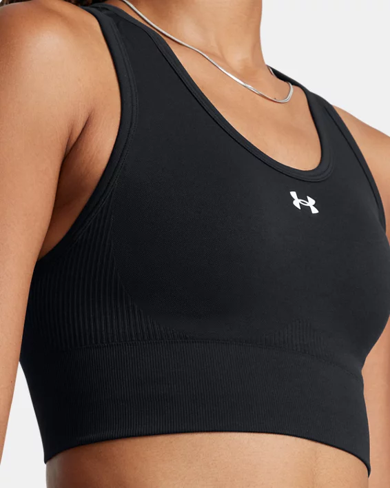 UA Vanish Seamless Mid Womens Sports Bra - Image 9