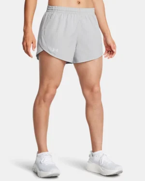 UA Fly-By Heather Womens 3 Shorts