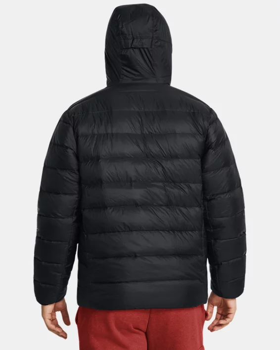 UA Legend Down Mens Hooded Jacket - Image 2