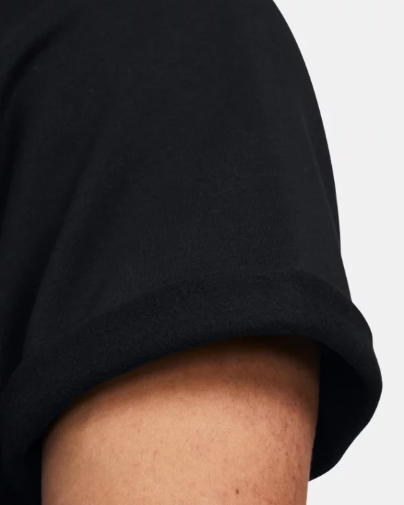 UA Rival Fleece Mens Short Sleeve Hoodie - Image 3