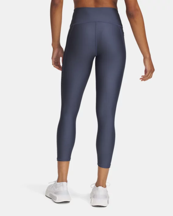 UA Tech Printed Panel Womens Ankle Leggings - Image 2