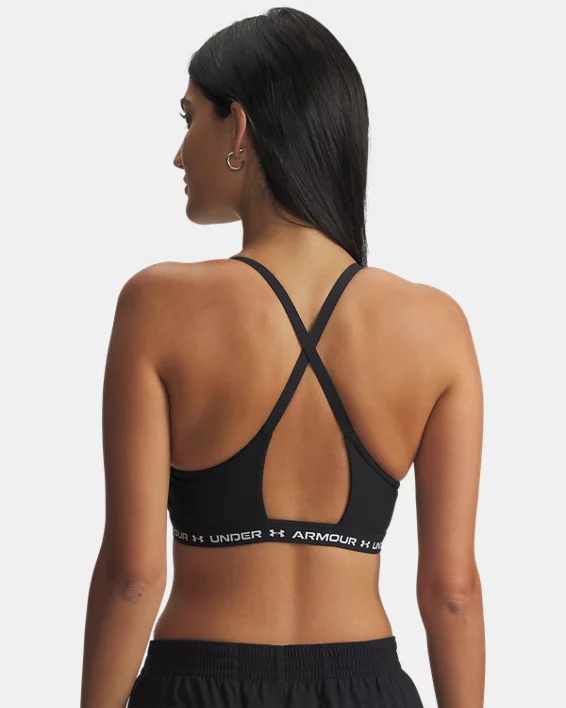UA Crossback Low Womens Sports Bra - Image 3