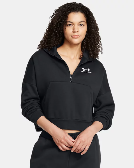 UA Icon Fleece Womens Oversized Zip