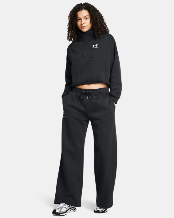 UA Icon Fleece Womens Oversized Zip - Image 3