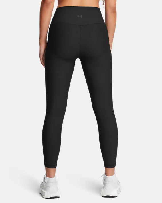 UA Meridian Rib Womens Ankle Leggings - Image 2
