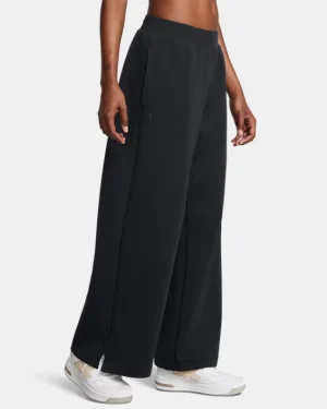 UA Unstoppable Fleece Womens Wide Leg Pants