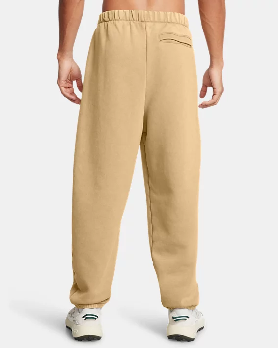 UA Icon Heavyweight Fleece Wash Mens Oversized Pants - Image 2