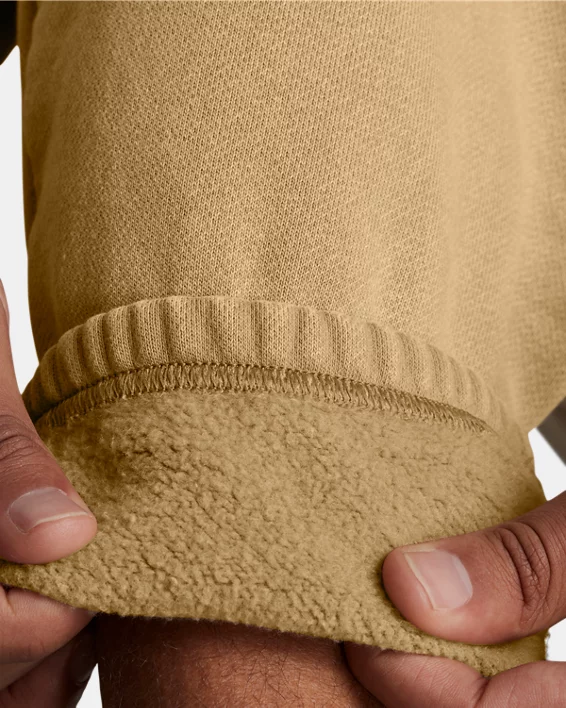 UA Icon Heavyweight Fleece Wash Mens Oversized Pants - Image 4
