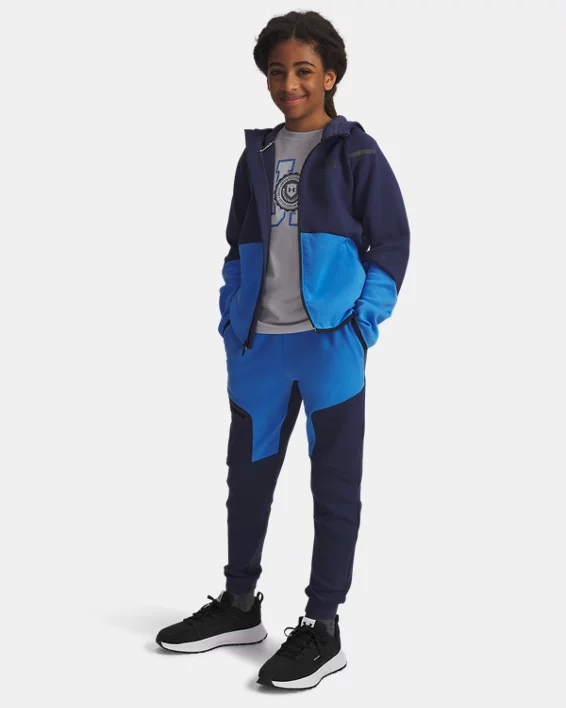 UA Unstoppable Fleece Boys Joggers - Image 3