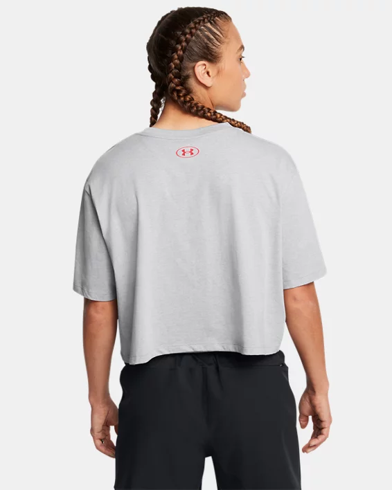 UA Make Noise Womens Short Sleeve - Image 2
