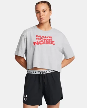 UA Make Noise Womens Short Sleeve