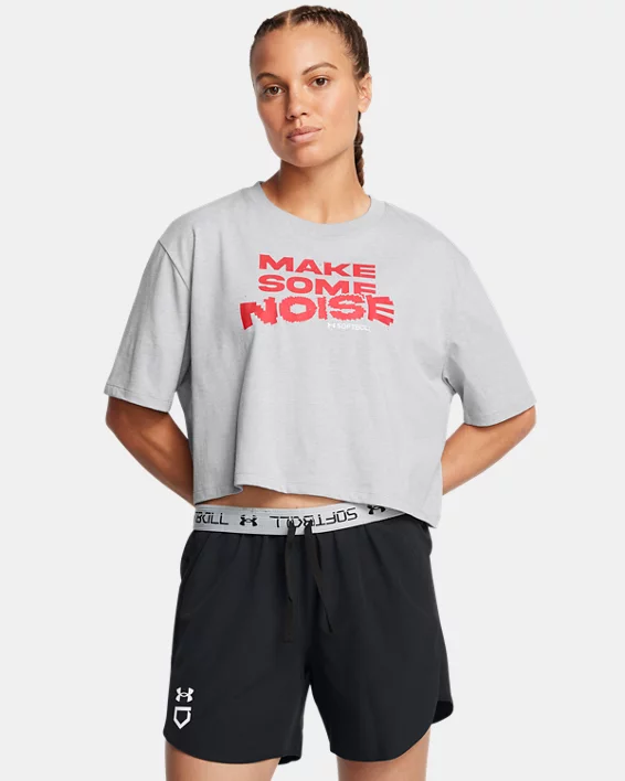 UA Make Noise Womens Short Sleeve