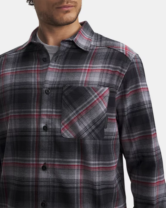 UA Expanse Flannel Mens Shirt - Image 3