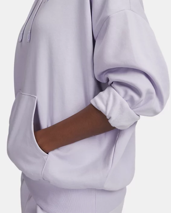 UA Rival Fleece Womens Oversized Hoodie - Image 3