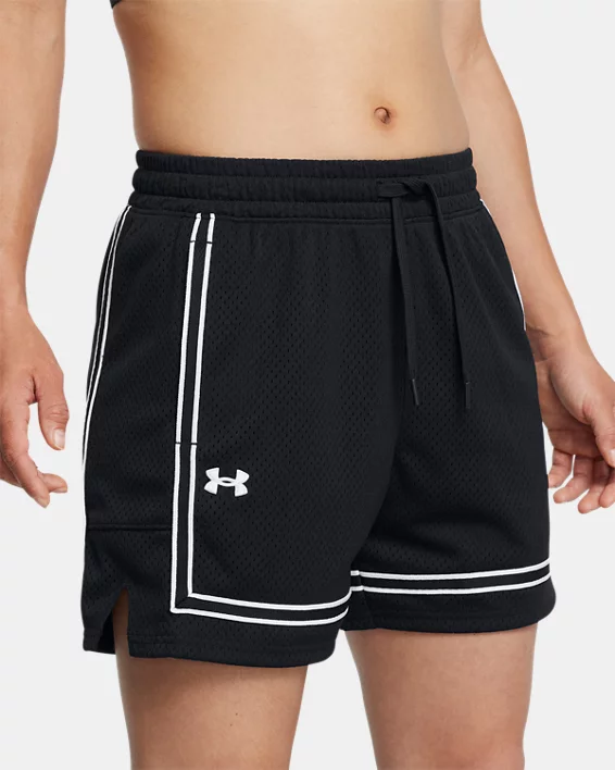 UA Zone Pro Mesh Womens 5 Shorts - Image 4