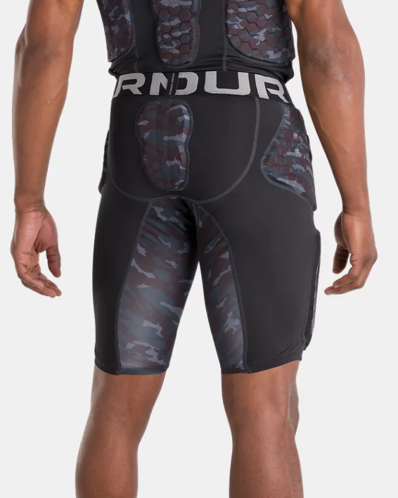 UA Gameday Armour Pro Camo Mens 5-Pad Girdle - Image 3
