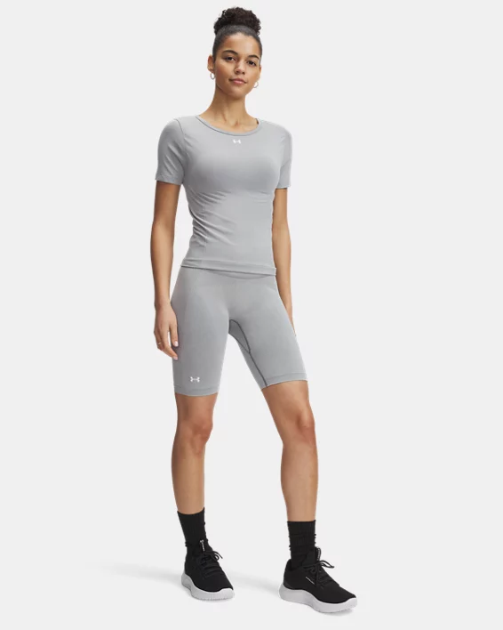 UA Vanish Seamless Washed Womens 7 Shorts - Image 3