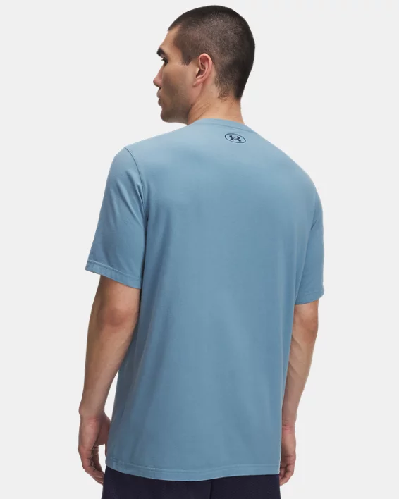 UA Icon Charged Cotton Mens Short Sleeve - Image 2