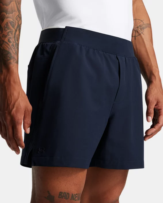UA Premier Woven Mens 6 Court Shorts - Image 4