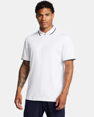 UA Premier Zip Mens Polo
