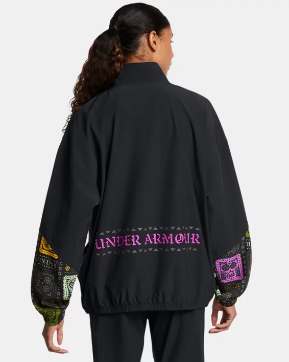 UA Armoursport Day Of The Dead Womens Anorak - Image 2