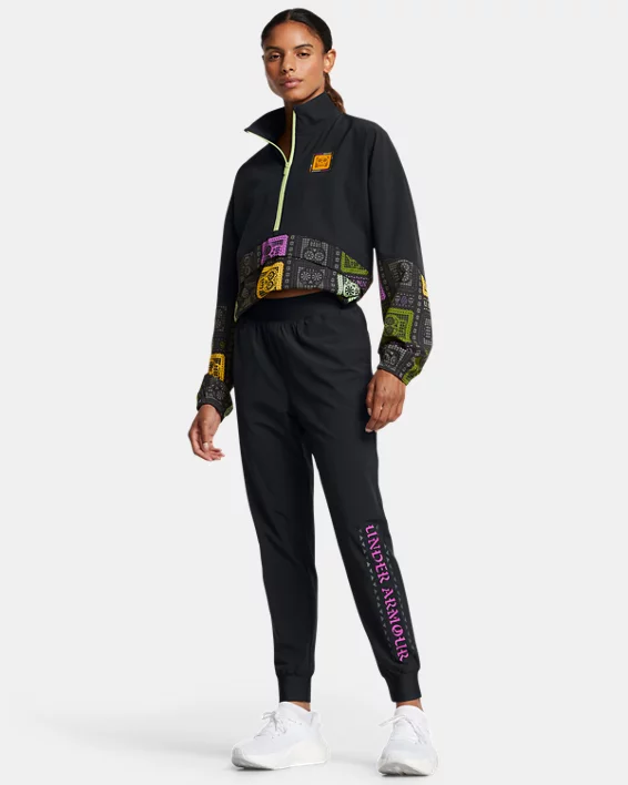 UA Armoursport Day Of The Dead Womens Anorak - Image 3