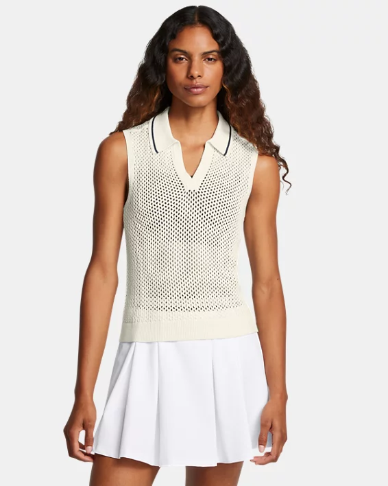 UA Premier Sleeveless Sweater Womens Polo