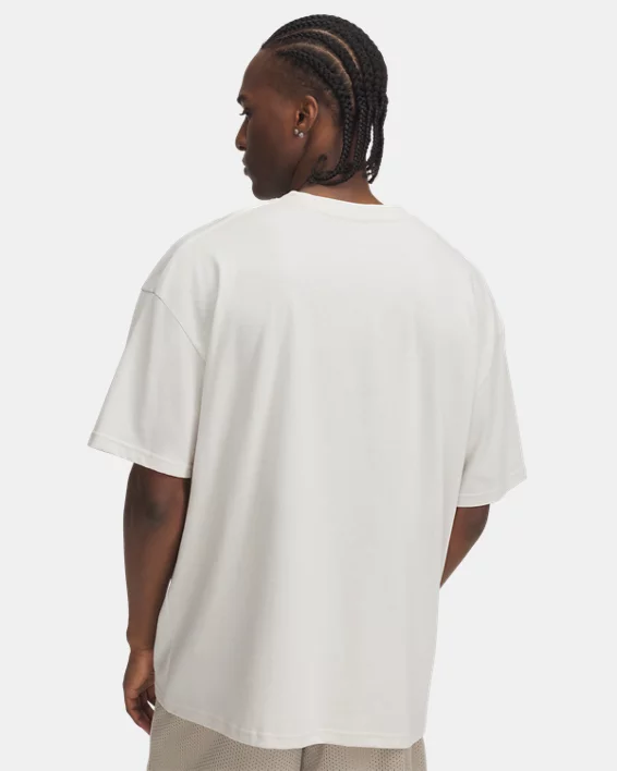 UA Heavyweight Branded Mens Oversized Short Sleeve - Image 2