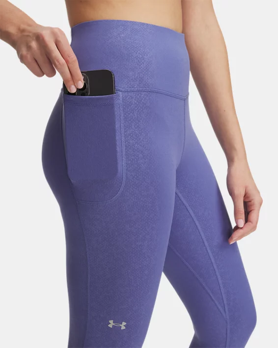 UA Motion Gloss Womens Ankle Leggings - Image 4