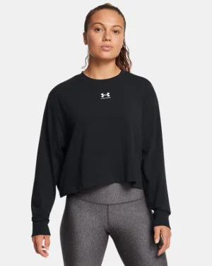 UA Rival Boxy Womens Long Sleeve