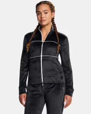 UA Velour Womens Track Jacket