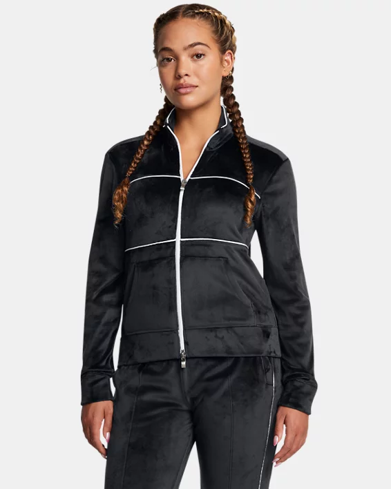 UA Velour Womens Track Jacket