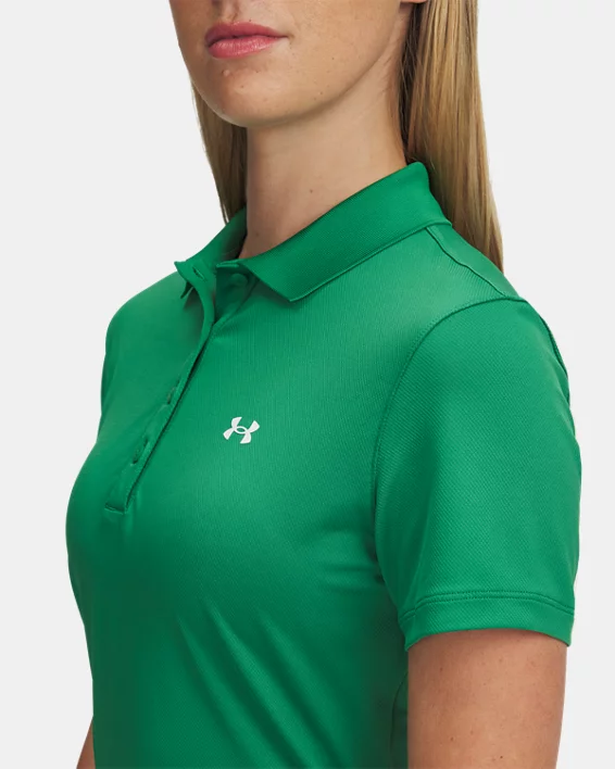 UA Active Womens Short Sleeve Polo - Image 3