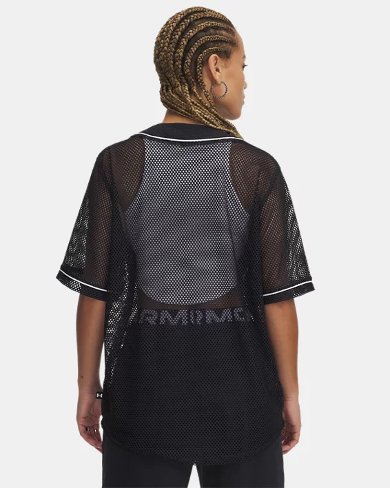 UA Sportstyle Womens Baseball Jersey - Image 2