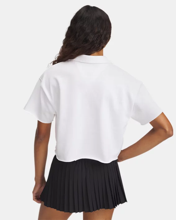 UA Icon Terry Womens Polo - Image 2