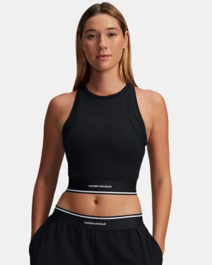 UA Meridian Rib Branded Womens Tank